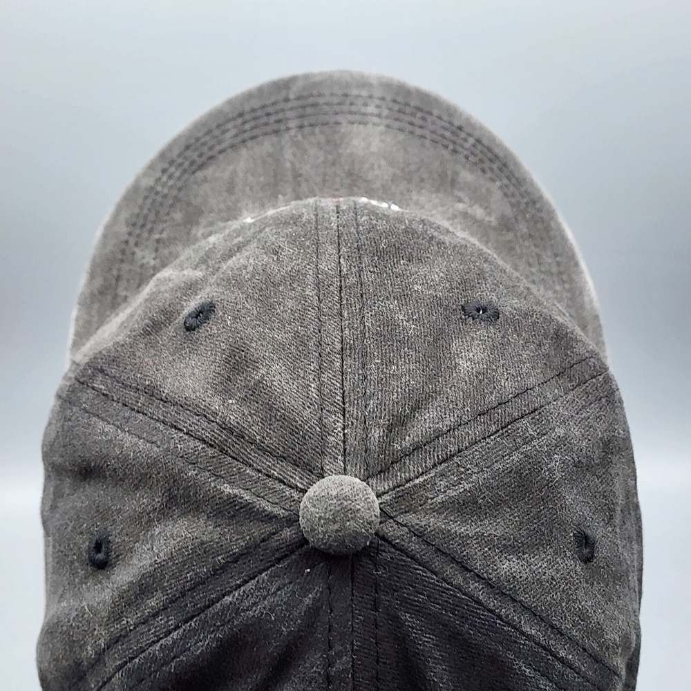 Low Battery 1% Low Energy Baseball Cap Gray/Black US Seller Stylish Statement - Picture 6 of 8